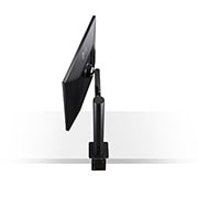 LG 27 collu Ergo UHD 4K monitors, Skats rakursā no aizmugures uz kreiso pusi, 27UN880-B, thumbnail 11