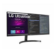 LG 34 collu UltraWide™ monitors, sānu skats +15 grādu leņķī, 34WN700-B, thumbnail 3