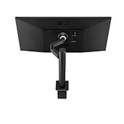 LG 34 collu UltraWide™ QHD Ergo monitors , Skats no aizmugures uz monitoru, kura kronšteins pavilkts atpakaļ, 34WN780-B, thumbnail 14