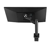 LG 34 collu UltraWide™ QHD Ergo monitors , Skats no aizmugures uz monitoru, kura kronšteins izstiepts uz kreiso pusi, 34WN780-B, thumbnail 15