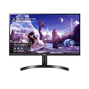LG 27 collu QHD monitors, skats no priekšpuses, 27QN600-B, thumbnail 1