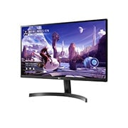 LG 27 collu QHD monitors, sānu skats +15 grādu leņķī, 27QN600-B, thumbnail 2