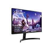 LG 27 collu QHD monitors, skats rakursā, 27QN600-B, thumbnail 4