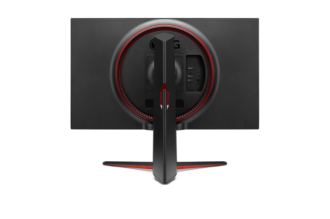 LG 27 collu UltraGear™ monitors spēlēm, skats no aizmugures, 27GN850-B, thumbnail 6
