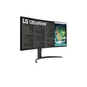 LG 35 collu Full HD monitors, sānu skats, 35WN75C-B, thumbnail 4
