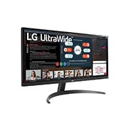 LG 29 collu UltraWide™ Full HD IPS monitors, Sānu skats +30 grādu leņķi, 29WP500-B, thumbnail 4