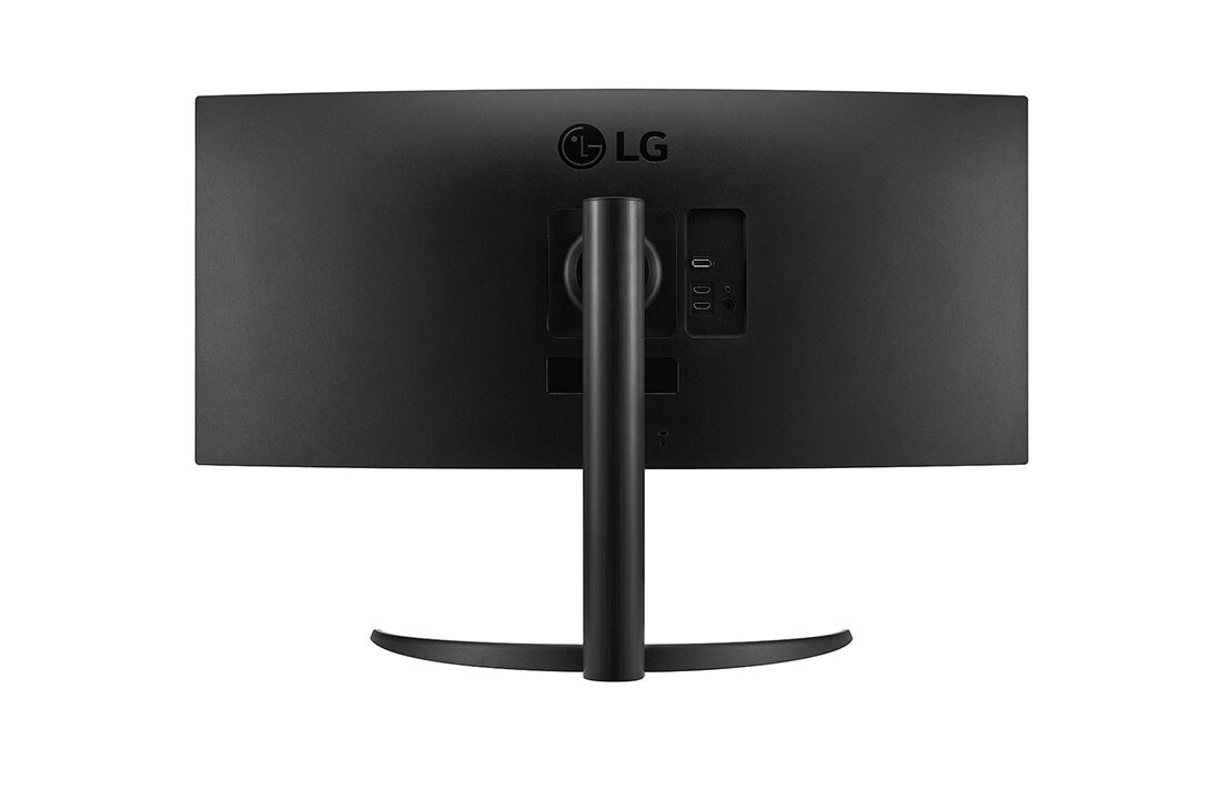 LG 34'' 21:9 izliekts UltraWide™ QHD (3440 x 1440) monitors, skats no aizmugures, 34WP65C-B, thumbnail 6