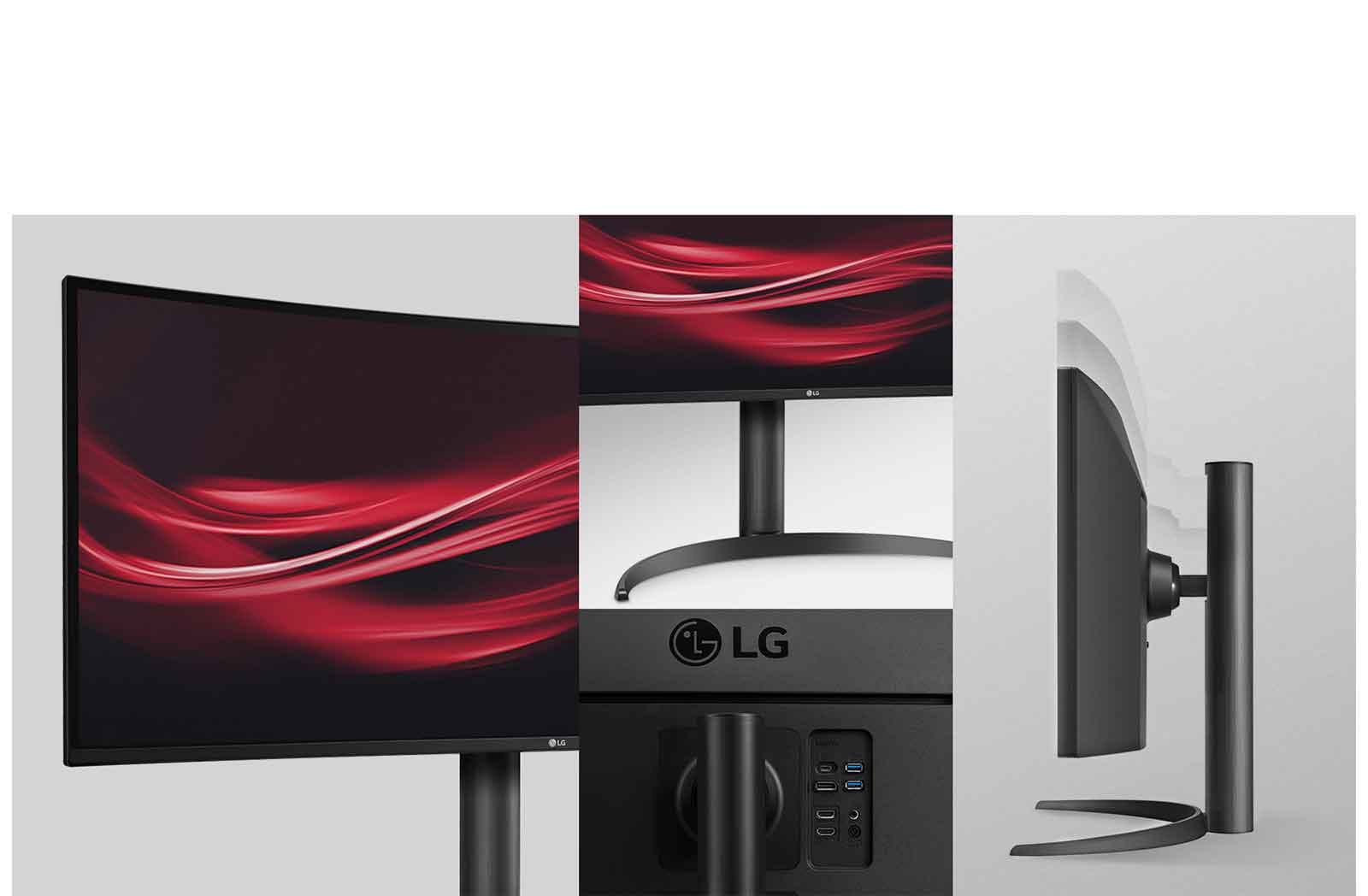 Ergonomisks dizains ar viena klikšķa statīvu, kā arī augstuma un slīpuma regulēšanas iespēju