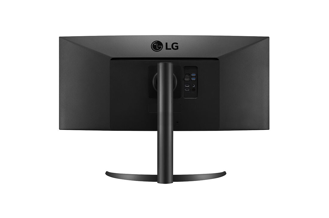 LG 34'' 21:9 izliekts UltraWide™ QHD (3440 x 1440) monitors, skats no aizmugures, 34WP85C-B, thumbnail 6