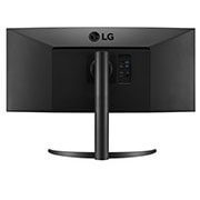 LG 34'' 21:9 izliekts UltraWide™ QHD (3440 x 1440) monitors, skats no aizmugures, 34WP85C-B, thumbnail 6