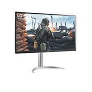 LG 32 collu UHD 4K monitors, sānu skats +15 grādu leņķī, 32UP550N-W, thumbnail 3