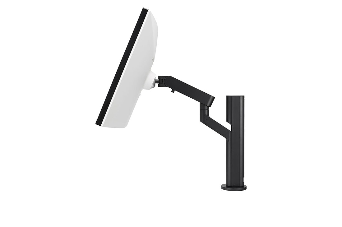 LG 37,5 collu 21:9 izliekts UltraWide™ QHD+ monitors Ergo, Sānu skats uz monitoru pagrieztu slīpi par +25 grādiem, 38WQ88C-W, thumbnail 10