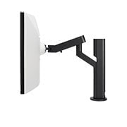 LG 37,5 collu 21:9 izliekts UltraWide™ QHD+ monitors Ergo, Sānu skats uz monitoru, kura augstums tiek mainīts lejup, 38WQ88C-W, thumbnail 4