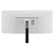 LG 37,5 collu 21:9 izliekts UltraWide™ QHD+ monitors Ergo, Skats tuvplānā no aizmugures, monitora kronšteins centrā, 38WQ88C-W, thumbnail 12