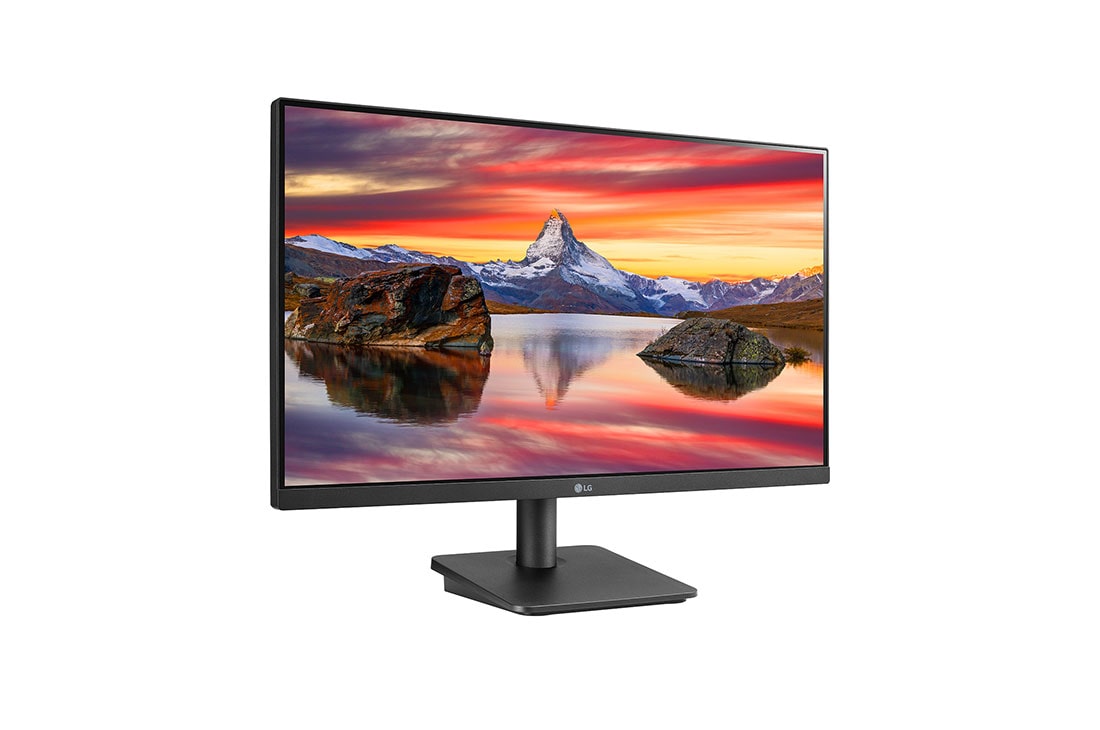 LG 24 collu Full HD monitors, sānu skats +15 grādu leņķī, 24MP400P-B, thumbnail 3