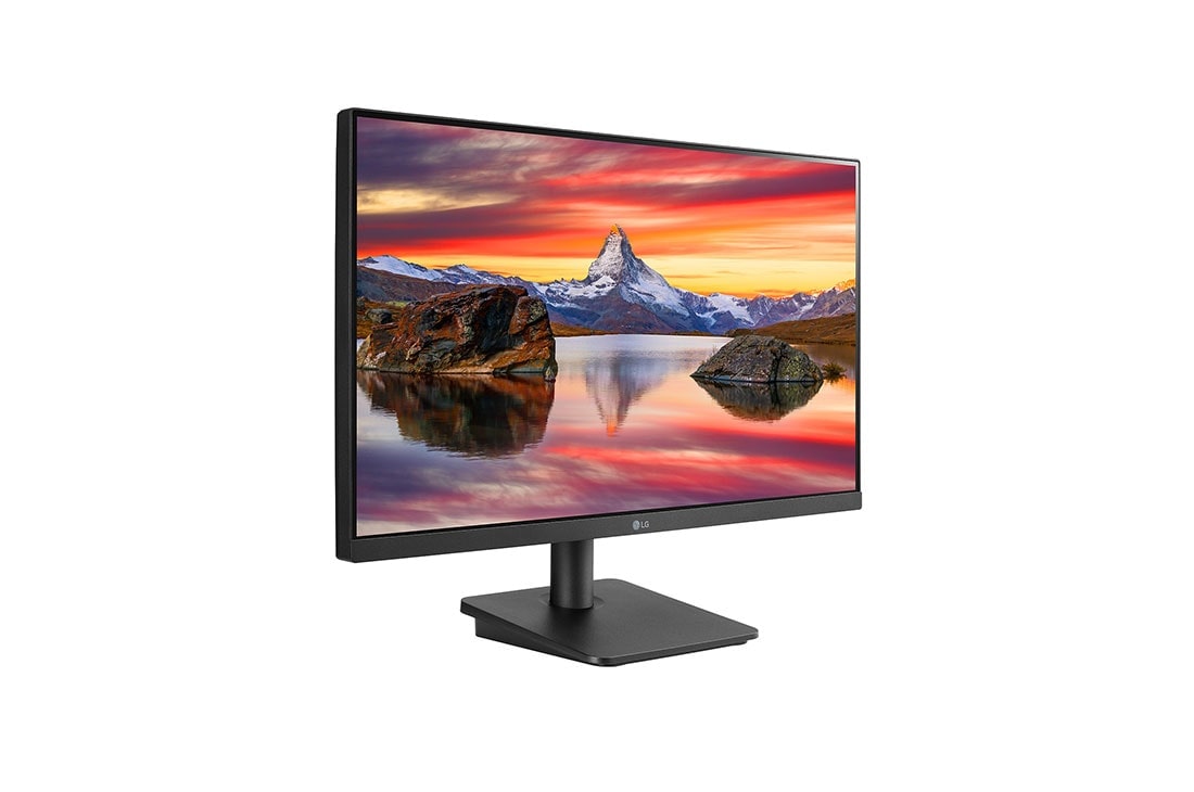 LG 24 collu Full HD monitors, skats rakursā, 24MP400P-B, thumbnail 4