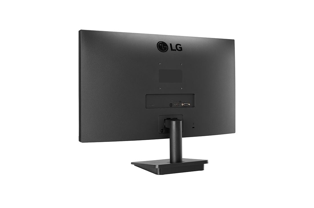 LG 24 collu Full HD monitors, Skats rakursā no aizmugures, 24MP400P-B, thumbnail 7