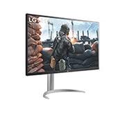 LG 32 collu UHD 4K monitors, skats rakursā, 32UP55NP-W, thumbnail 4