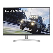 LG 31,5'' UHD 4K (3840 x 2160) HDR monitors, skats no priekšpuses, 32UN500P-W, thumbnail 1