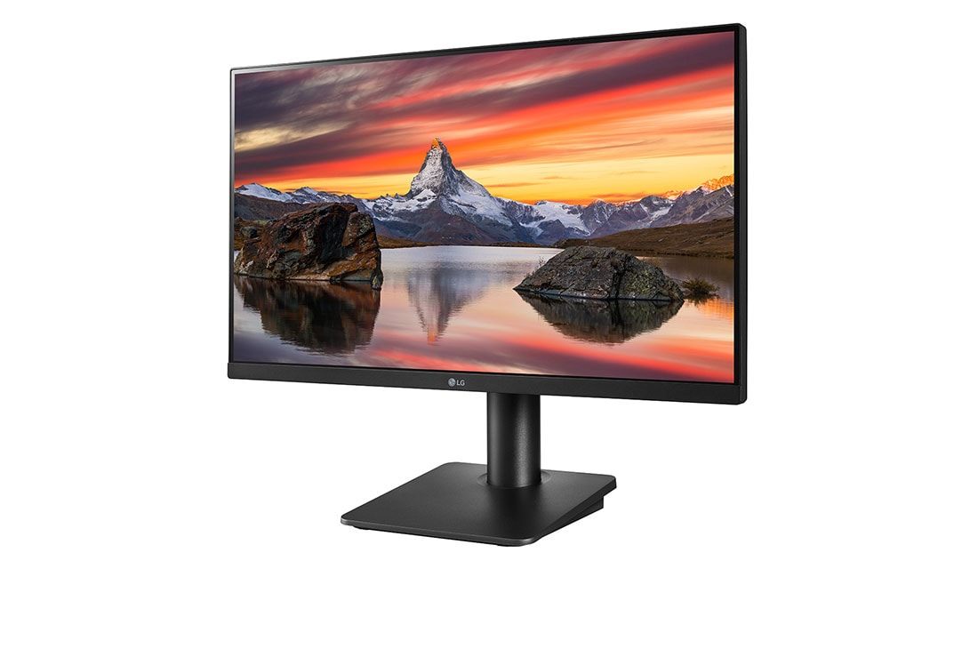 LG 24 collu Full HD monitors, sānu skats +15 grādu leņķī, 24MP450P-B, thumbnail 2