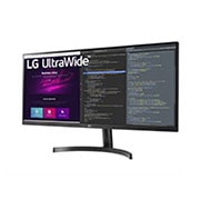 LG 34 collu UltraWide™ monitors, sānu skats +15 grādu leņķī, 34WN750P-B, thumbnail 2