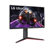 LG 23,8” UltraGear™ Full HD IPS 1 ms (GtG) monitors spēlēm, sānu skats +15 grādu leņķī, 24GN65R-B, thumbnail 3