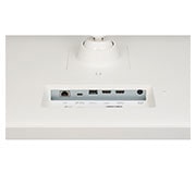 LG 32 collu 4K UHD Viedais monitors ar webOS un Ergo statīvu, Skats uz portiem tuvplānā, 32SQ780S-W, thumbnail 15