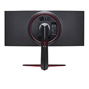 LG 34 collu UltraGear™ monitors spēlēm, skats no aizmugures, 34GN850P-B, thumbnail 6