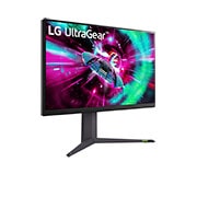 LG 32 collu LG UltraGear™ QHD monitors spēlēm ar 144 Hz atsvaidzes intensitāti, skats rakursā, 32GR93U-B, thumbnail 4