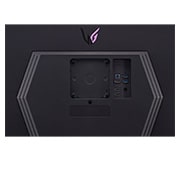 LG 27 collu LG UltraGear™ QHD monitors spēlēm ar 144 Hz atsvaidzes intensitāti, skats uz portiem tuvplānā, 27GR93U-B, thumbnail 11