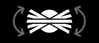 Monitors ar regulējamu orientāciju.