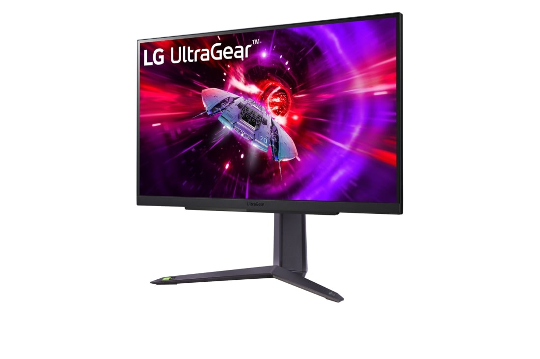 LG 27 collu UltraGear™ QHD monitors spēlēm ar 165 Hz atsvaidzes intensitāti, sānu skats -15 grādu leņķī, 27GR75Q-B, thumbnail 2