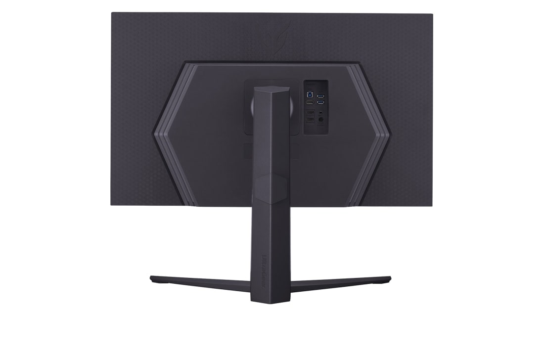 LG 32 collu UltraGear™ spēļu monitors | QHD IPS 1 ms (GtG), saderīgs ar NVIDIA® G-SYNC®, Skats no aizmugures, 32GR75Q-B, thumbnail 6