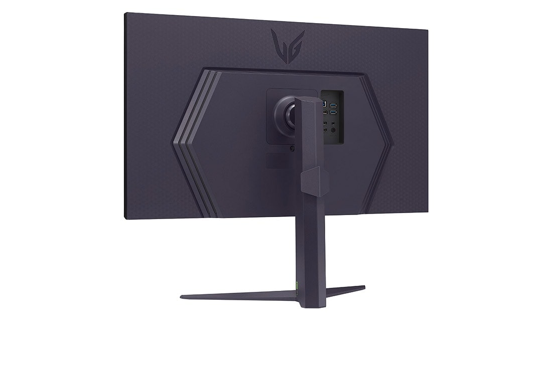 LG 32 collu UltraGear™ QHD Nano IPS 180Hz spēļu monitors | 1ms (GtG), HDR10, skats rakursā no aizmugures, 32GS85Q-B, thumbnail 7
