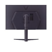 LG 32 collu UltraGear™ QHD Nano IPS 180Hz spēļu monitors | 1ms (GtG), HDR10, skats no aizmugures, 32GS85Q-B, thumbnail 6