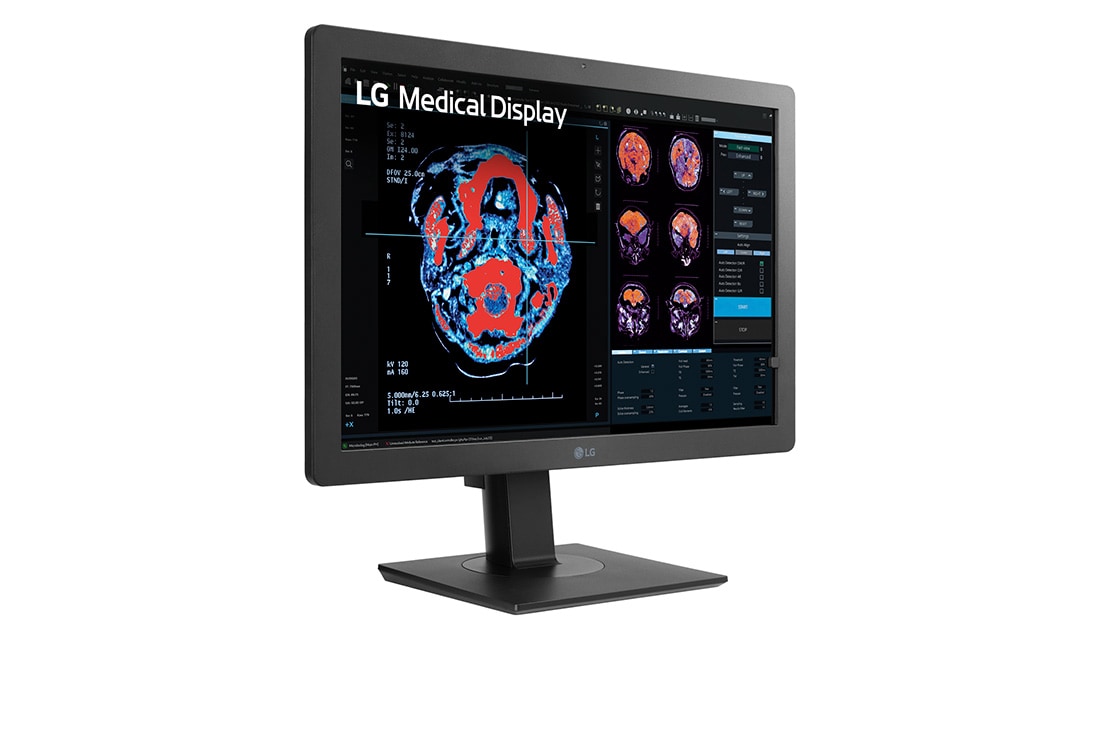 LG 24” 2MP IPS klīniskās apskates monitors, skats rakursā, 24HR513C-B, thumbnail 4