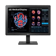 LG 24” 2MP IPS klīniskās apskates monitors, skats no priekšpuses, 24HR513C-B, thumbnail 1