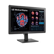 LG 24” 2MP IPS klīniskās apskates monitors, sānu skats +15&nbsp;grādu leņķī, 24HR513C-B, thumbnail 3