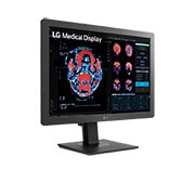 LG 24” 2MP IPS klīniskās apskates monitors, skats rakursā, 24HR513C-B, thumbnail 4