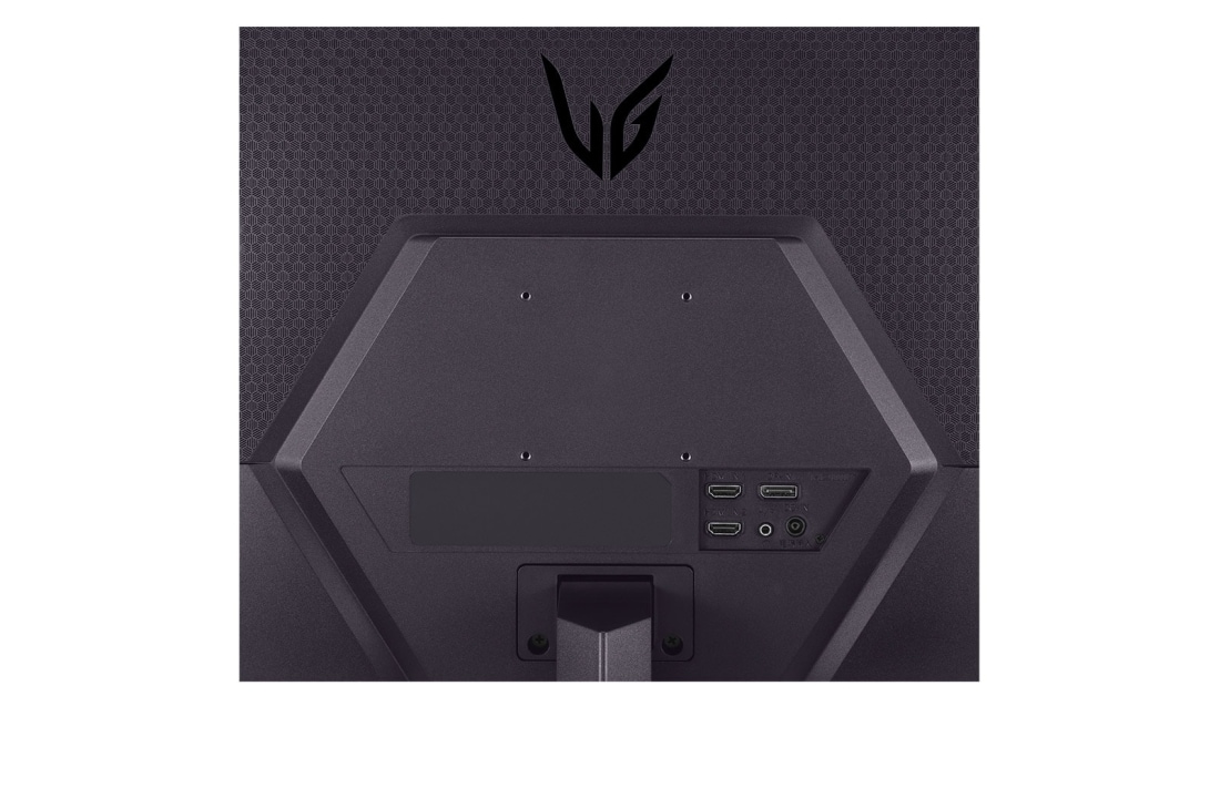 LG 24” UltraGear™ FHD 180Hz spēļu monitors | 1ms MBR, HDR 10, skats uz portiem tuvplānā, 24GS50F-B, thumbnail 8