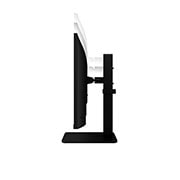 LG 27” Full HD IPS monitors, sānu skats uz monitoru, kura augstums tiek regulēts uz leju, 27BA550-B, thumbnail 10