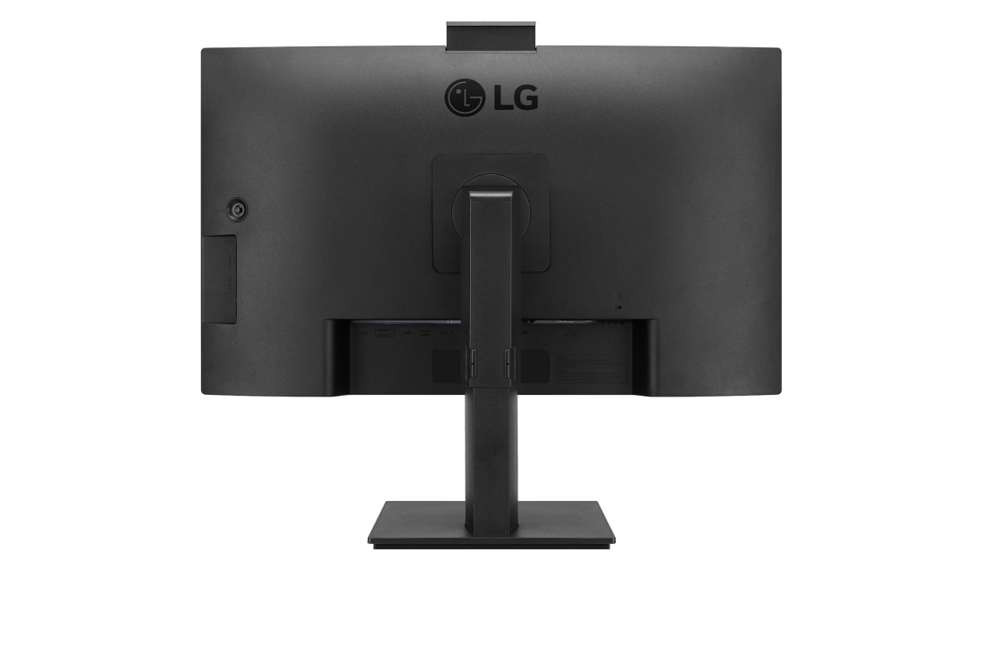 LG 27” QHD (2560x1440) IPS monitors ar iebūvētu tīmekļa kameru un mikrofonu, skats no aizmugures ar izvelkamu Full HD tīmekļa kameru, 27BQ75QC-B, thumbnail 9