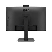 LG 27” QHD (2560x1440) IPS monitors ar iebūvētu tīmekļa kameru un mikrofonu, skats no aizmugures ar izvelkamu Full HD tīmekļa kameru, 27BQ75QC-B, thumbnail 9