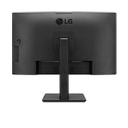 LG 27” QHD (2560x1440) IPS monitors ar iebūvētu tīmekļa kameru un mikrofonu, skats no aizmugures, 27BQ75QC-B, thumbnail 10