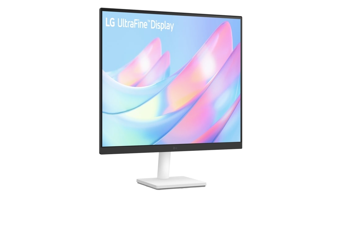 LG 27” 4K UHD UltraFine™ IPS monitors, sānu skats +15 grādu leņķī, 27US500-W, thumbnail 3