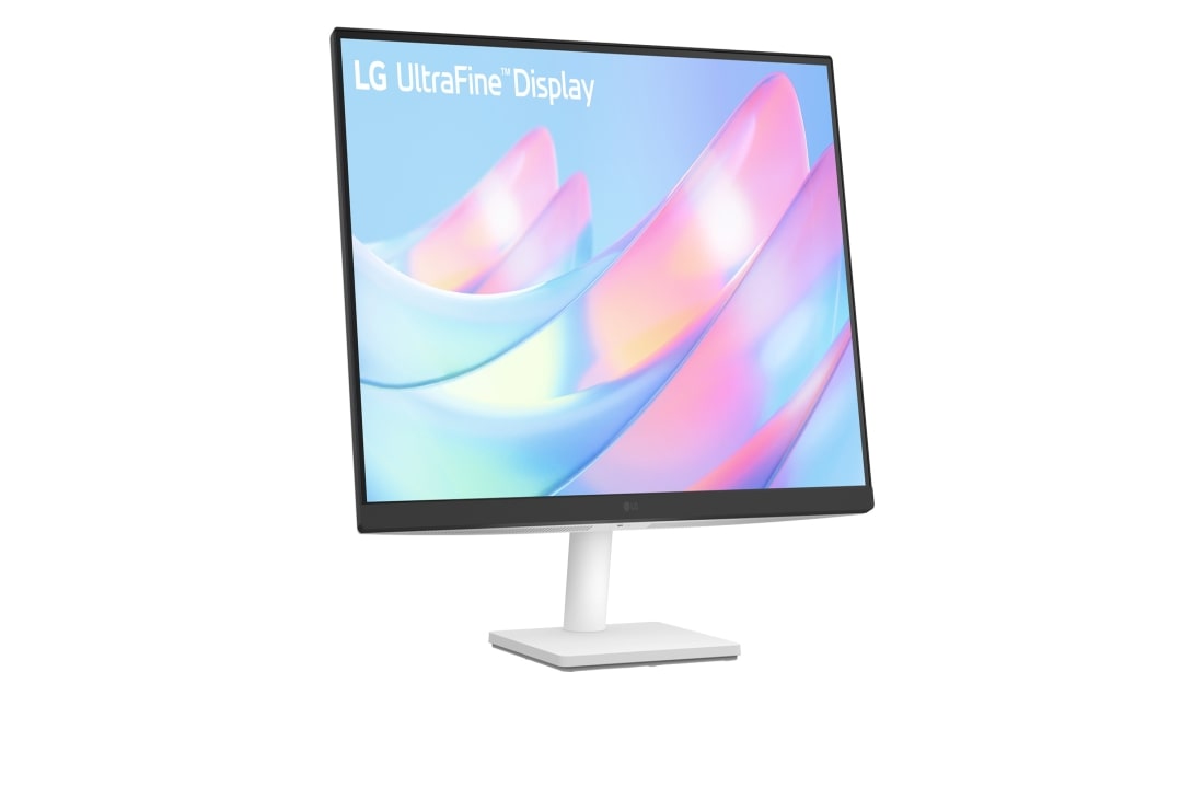 LG 27” 4K UHD UltraFine™ IPS monitors, sānu skats +15 grādu leņķī, 27US500-W, thumbnail 4