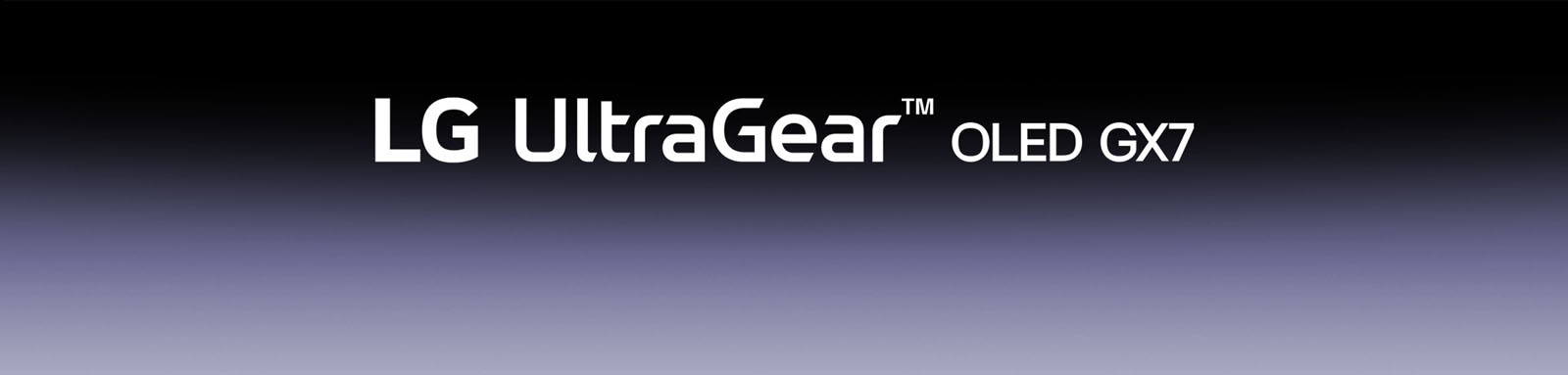 UltraGear™ OLED GX7 logotipa attēls.