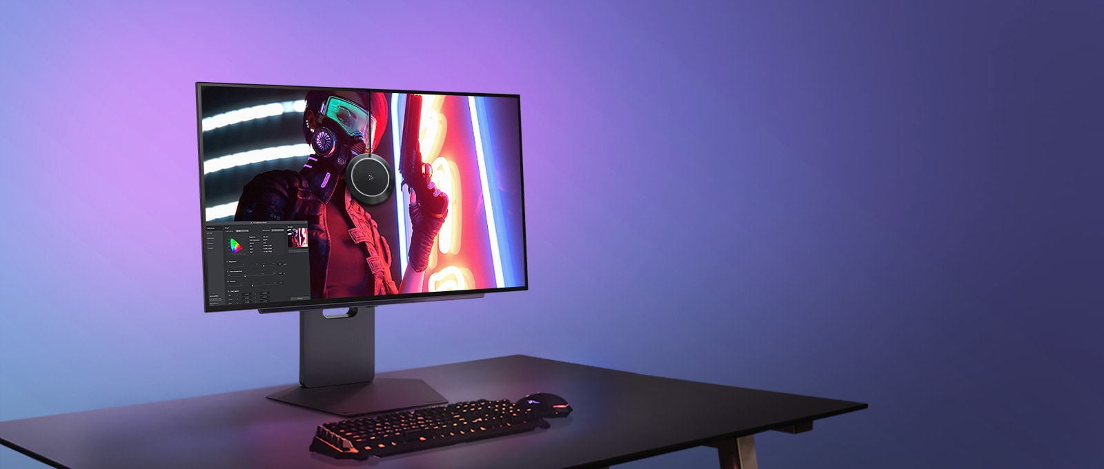 LG Calibration Studio programmatūra.