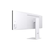 LG 49 collu UltraWide Dual QHD(5120x1440) izliekts Nano IPS displejs ar 144Hz frekvenci, Skats no aizmugures pa kreisi, 49U950A-W, thumbnail 14
