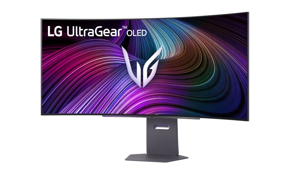 LG UltraGear™ 45 collu OLED 240Hz WQHD izliektais viedais monitors spēlēm | webOS, 0.03ms (GtG), 240Hz, DisplayHDR True Black 400, sānu skats -15 grādu leņķī, 45GX90SA-B, thumbnail 2